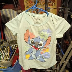 Disney Stitch Kids T-Shirt - Light Mint